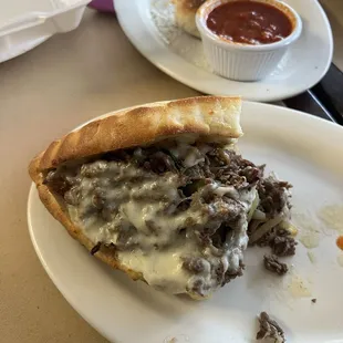 philly cheese and garlic knots