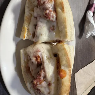 Chicken Parmigiana Baked Sub