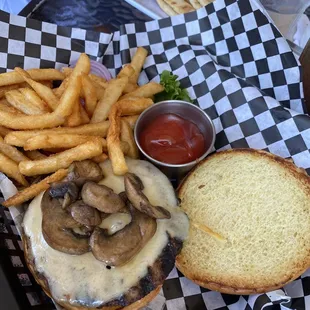 Mushroom - Swiss Burger