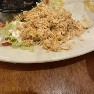Shredded chicken????