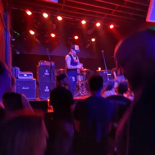 Brendan Kelly on stage.