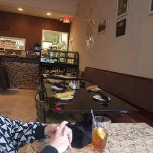 We went early and had plenty of room to spread out