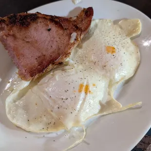 Ham and eggs