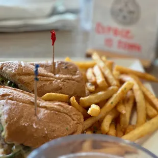 Philly cheese steak sandwich