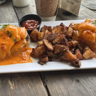 Spicy Shrimp Eggs Benedict