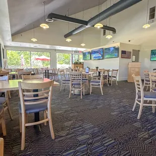 Indoor dining area