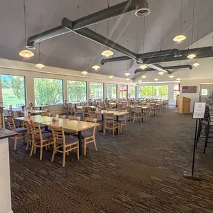 Indoor dining area