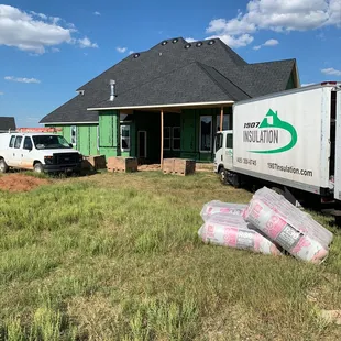 1907 Insulation on site for new construction in Edmond   https://1907insulation.com/contact-us/
