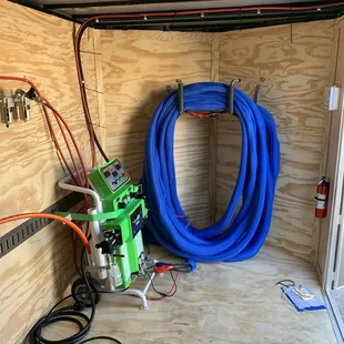 Contact 1907 Insulation for all your insulation needs - including spray foam applications.  https://1907insulation.com/service/spray-foam/