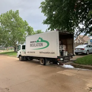 Attic insulation.  The Village OKC.

https://1907insulation.com/service/blown-in-loose-fill-insulation/