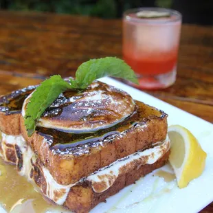 Lemon Meringue French Toast for brunch