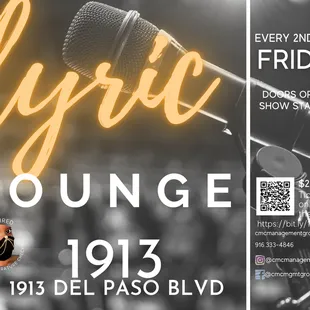 a microphone and a microphone stand in front of a crowd