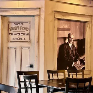 They have a lot of stuff about Henry Ford, but I didn't see any explanation as to why.