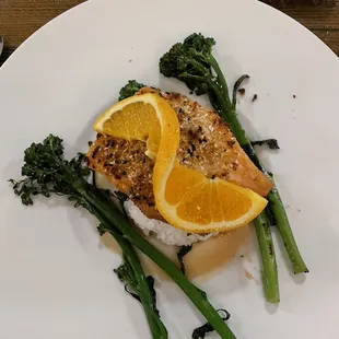 the ginger and orange salmon