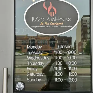 The hours
