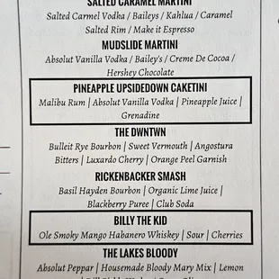 Menu.