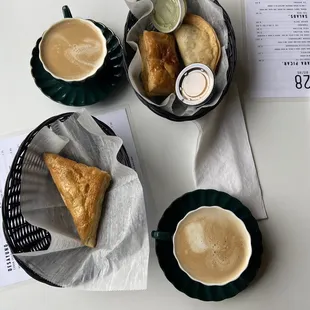 Guava and cheese and cafe con leche