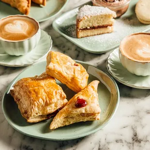 Assorted pastries and desserts