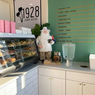 Menu &amp; Display Case