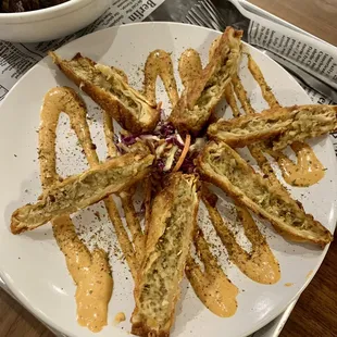 Boudin Egg Rolls