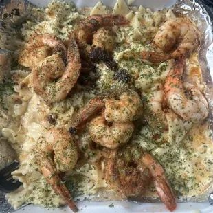 Shrimp Pasta Dinner  Extra Shrimp