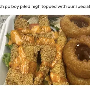 crispy fish body fried with special sauce
