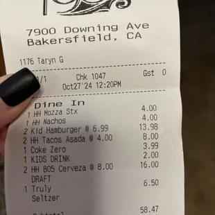 2 different prices for soda. Both of my kids ordered a soda but I was charged for 1 kids drink and a soda?