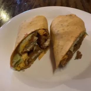 Honey Siracha Chicken Wrap.. wow- yummy!!