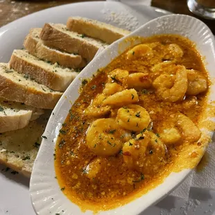 Diablo Shrimp appetizer