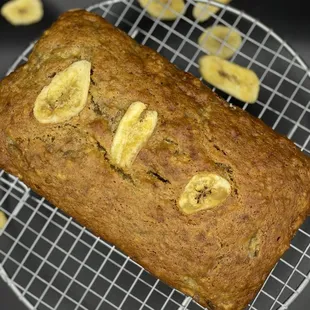 a loaf of banana bread