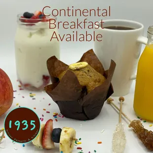 Are you in a hurry and want to take something quick to work or to school. Order our continental breakfast the Artisan Way.