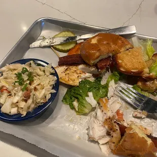 Fried Green Tomato BLT Grouper