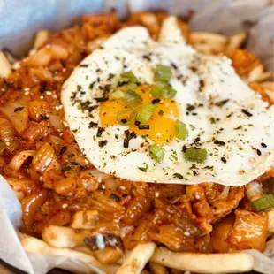 Cheesy Kimchi Fries