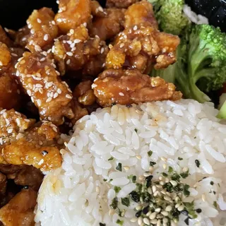 Orange Chicken with Rice