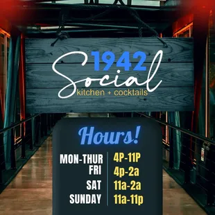 New Hours!