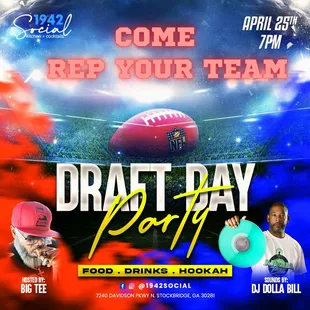 NFL Draft Party!