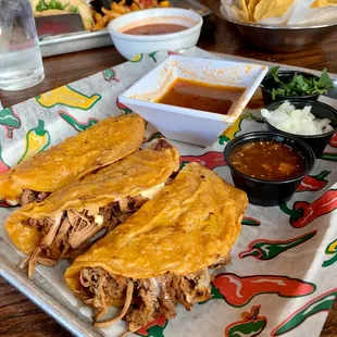 Birria tacos