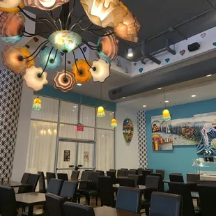 Interior dining area