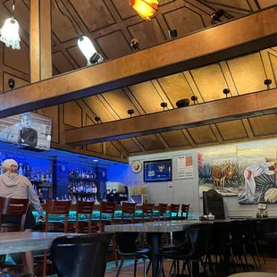 the interior of a restaurant