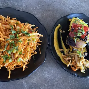Chinese Bhel and Pahadi Paneer