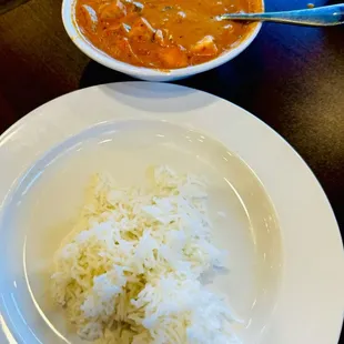 Paneer Tikka Masala with Rice