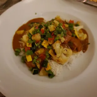 Curry shrimp