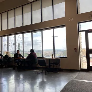Wide view. Lots of natural light here.