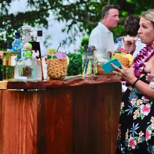 Sandy bar at Moli'i Gardens