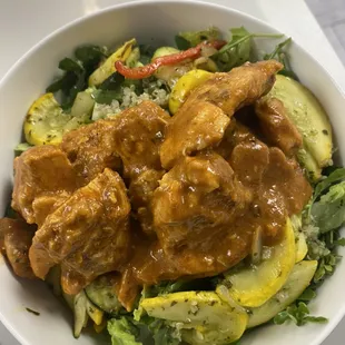 Tikka chicken salad