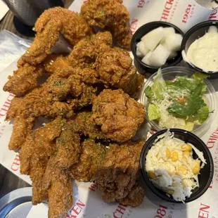 Crispy spicy with honey glaze