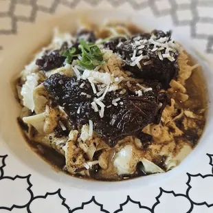 Delicious short rib papardelle