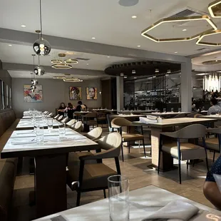 Inside the restaurant