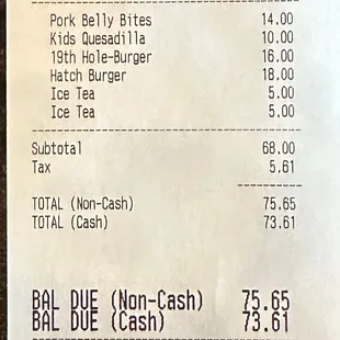 Cash &amp; Non-Cash Option