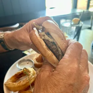 Big burger for a reasonable price